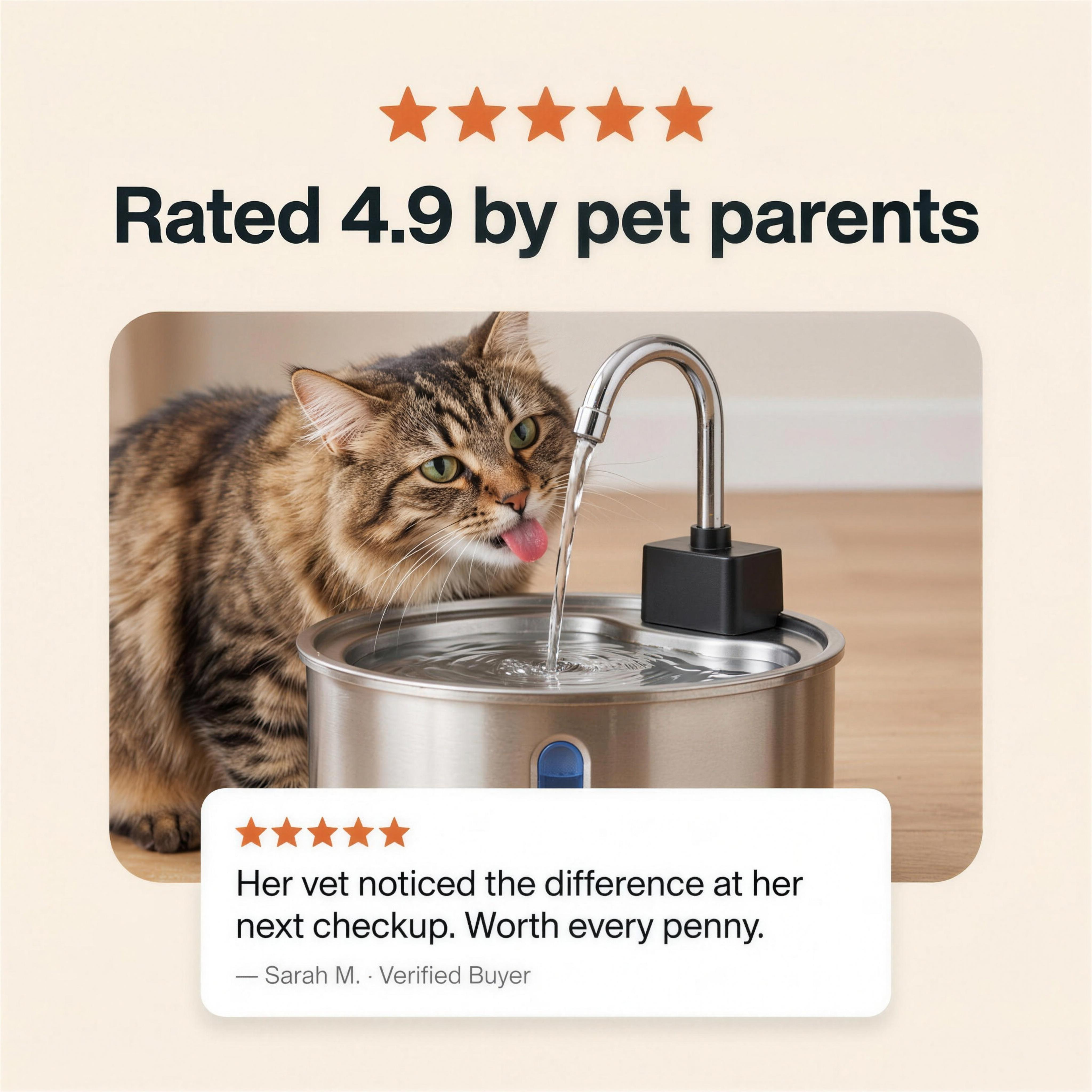 Rated 4.9 by pet parents — verified review