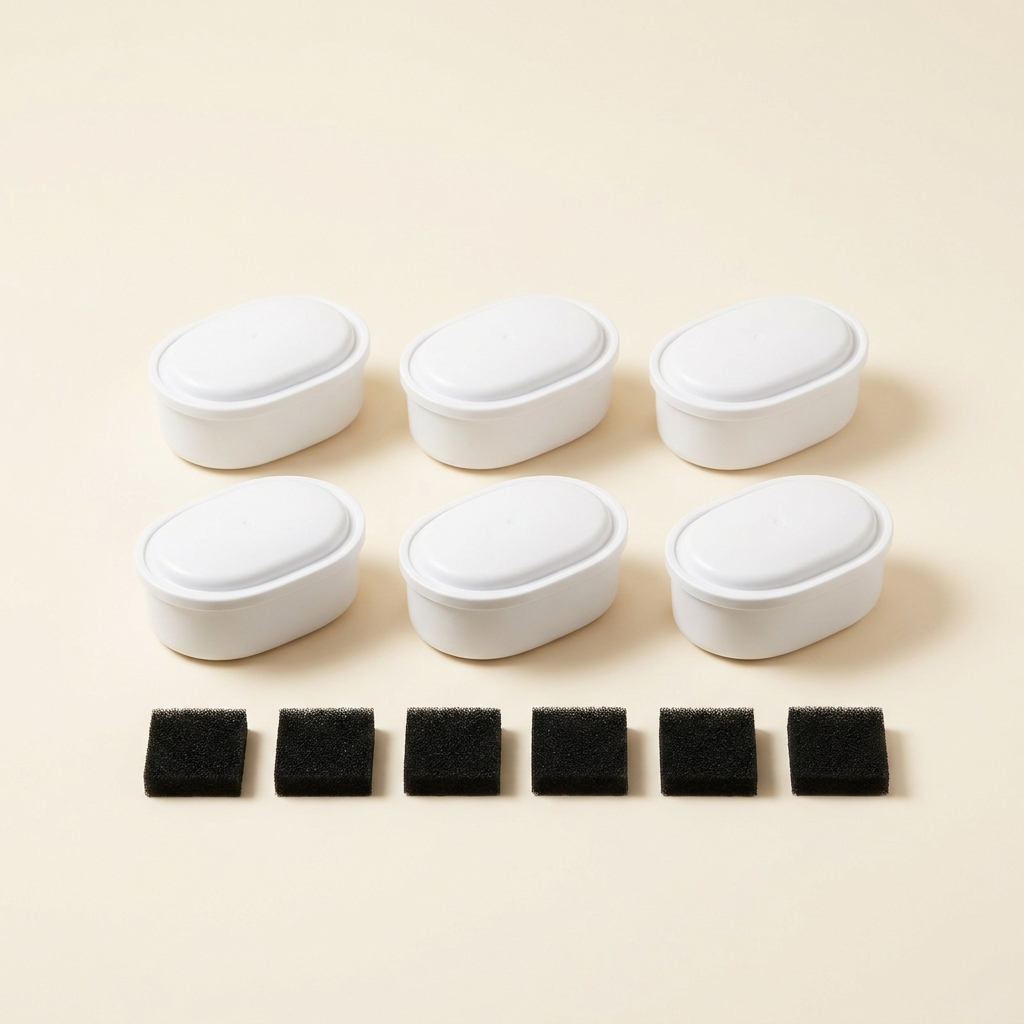 Furova replacement filter cartridges and foam pre-filter pads for corded fountains