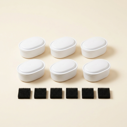 Furova replacement filter cartridges and foam pre-filter pads for corded fountains